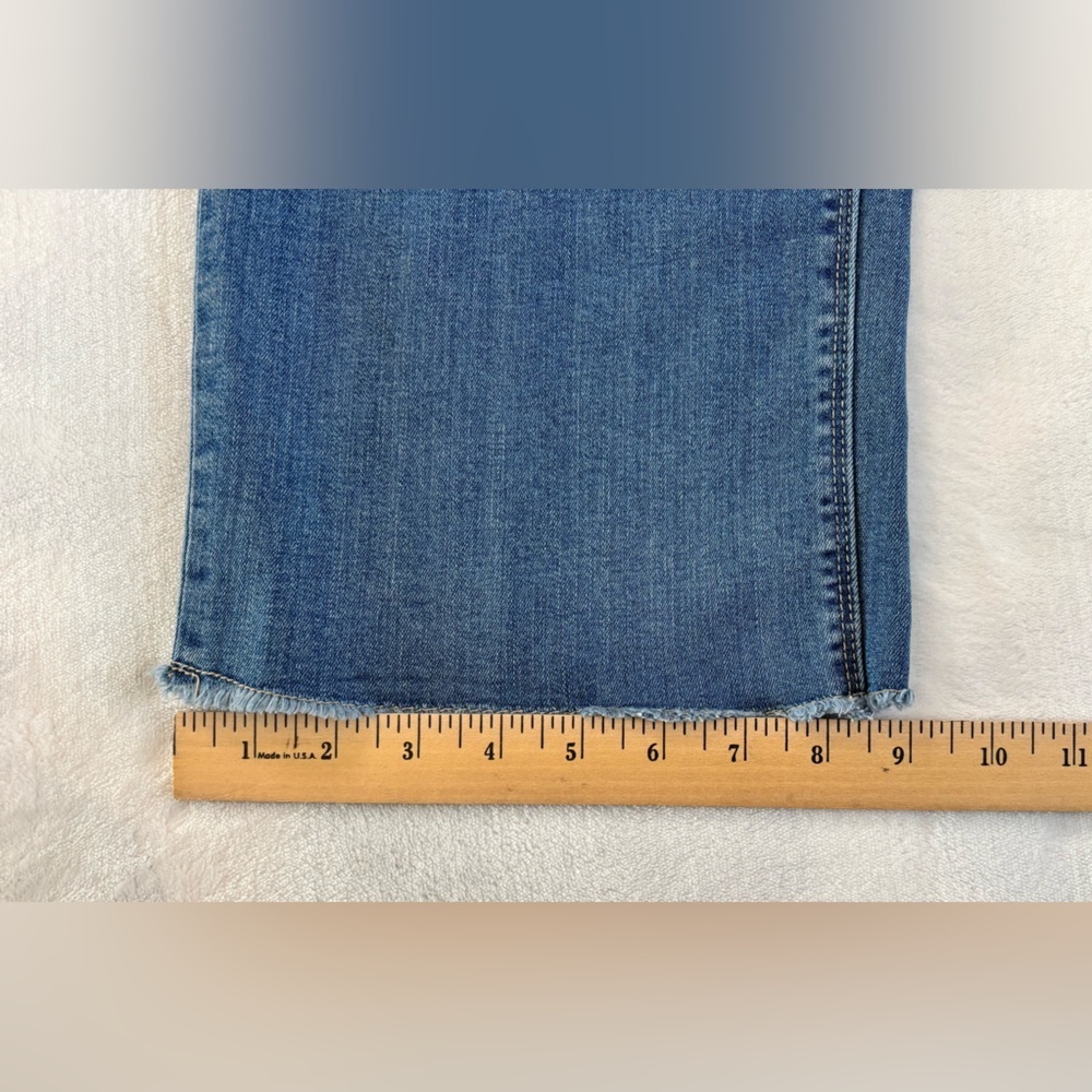 DG2 by Diane Gilman Distressed Lace Patch Straight Leg Jeans - 20W - Picture 11 of 16